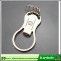 Klassisches leeres quadratisches Metall Keychain